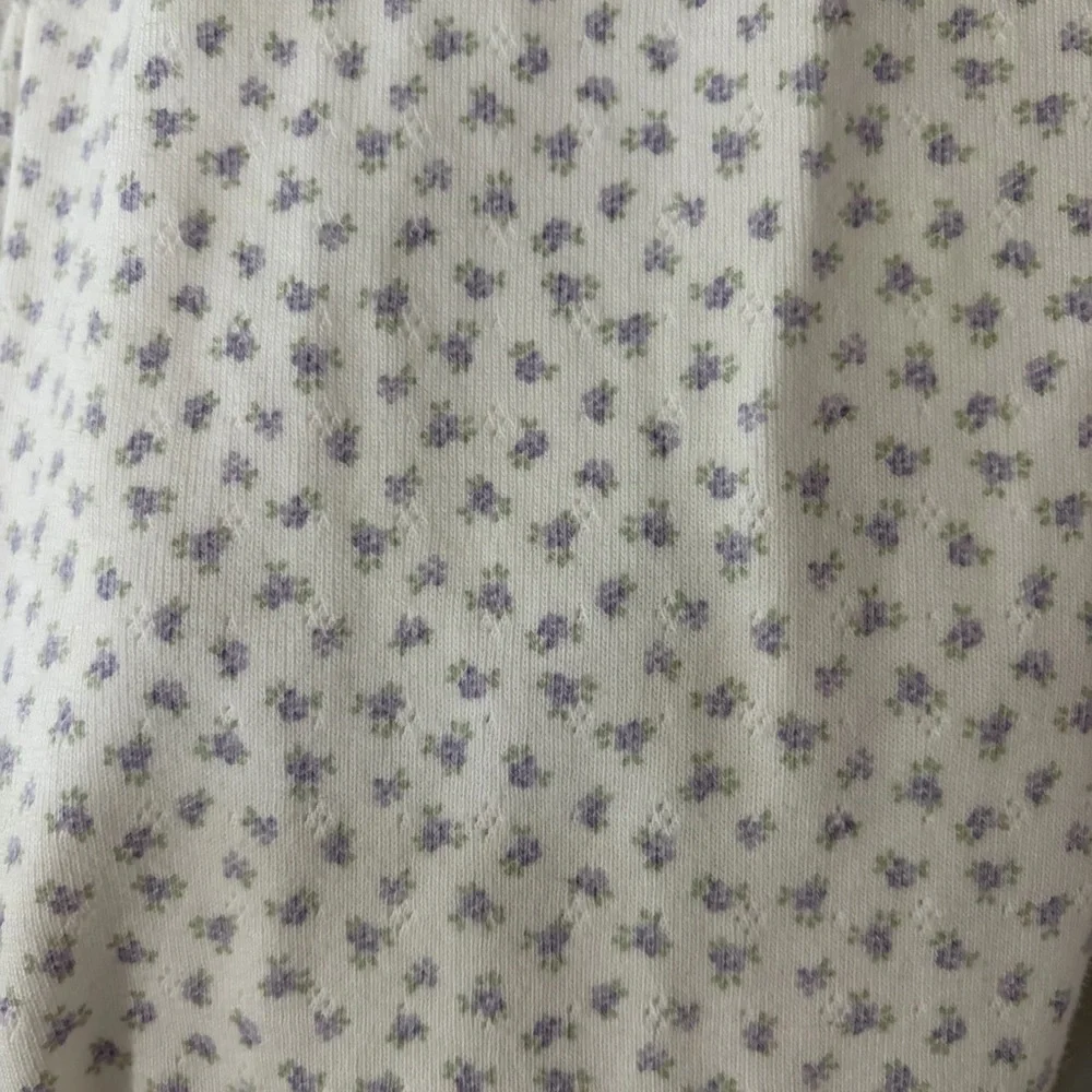 Brandy Melville Floral Pointelle Pants - Picture 3 of 4